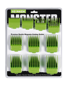 Monster Clippers Premium Dubbel Magnetische Opzetkammen Groen - Tondeuse Shop
