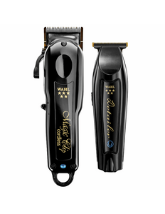 Wahl Cordless Barber Combo Black Magic Clip Tondeuse + Detailer Trimmer