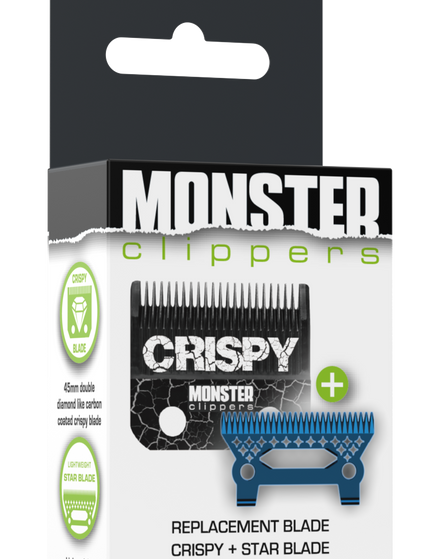 Monster Clippers Crispy + Star Blade Snijmes - Tondeuse Shop