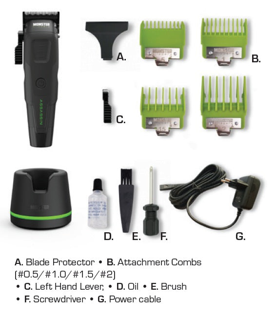 Monster Clippers Assassin Tondeuse - Tondeuse Shop