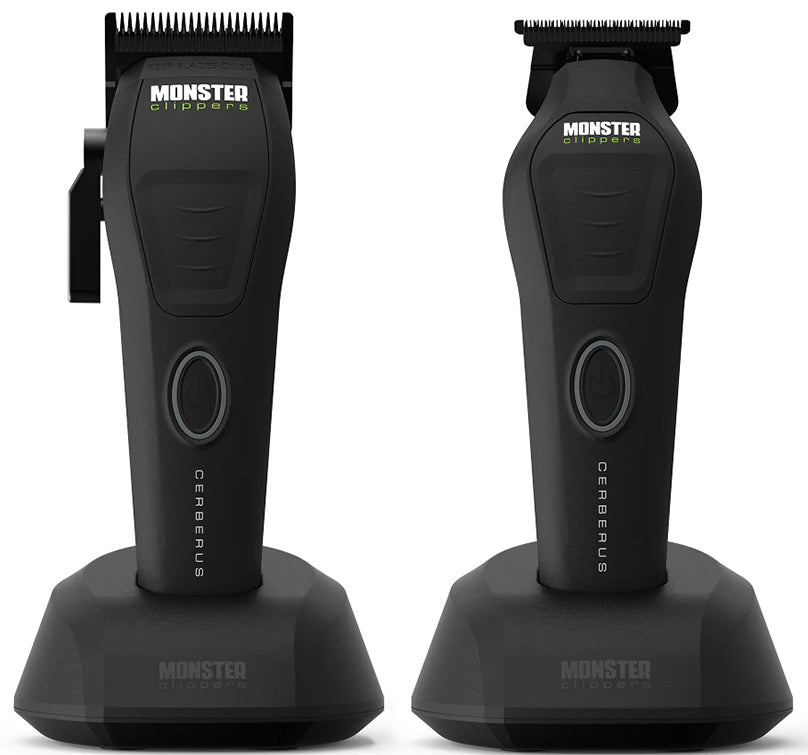 Monster Clippers Cerberus - Vector Motor Voordeelset (Tondeuse+Trimmer) - Tondeuse Shop